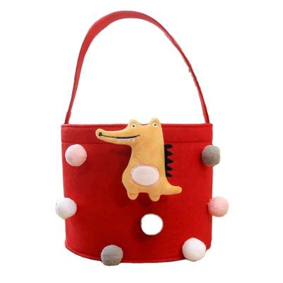 China 100% Felts Eco-friendly With Handbag Baby One Month With Handbag Felt Packaging First Birthday Creative Packaging for sale