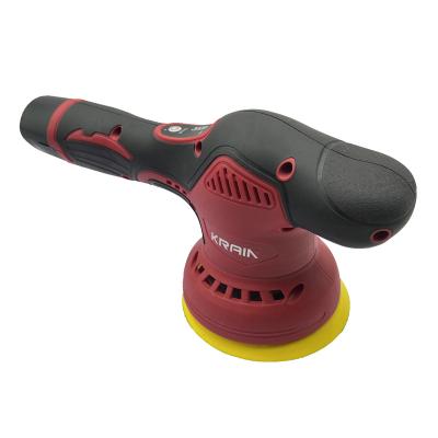 China Cordless 125mm Auto Car Polish Electric Power Sander Car Wax Polishing Tool Hand Angle Polisher Car Wax Polish Machine for sale