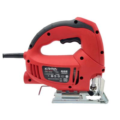 China Wood Saw 710W Attached Electric Jig Saw With Laser&LED Cutting Machine Electric Power Tool Hardware Wood Jig Saw for sale