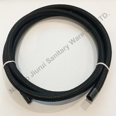 China Traditional EPDM Tube With Black Cotton Yarn Braiding For Explosion Proof Shower Hose for sale