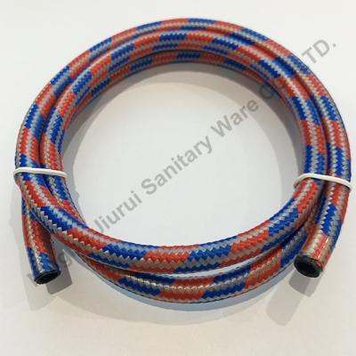 China Traditional EPDM Tube With Red And Blue Wire Braiding For Explosion Proof Shower Hose for sale