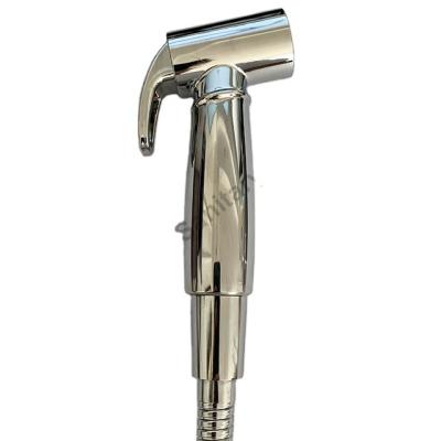 China 2022 New Design Traditional ABS Chrome Plated Hand Held Plastic Bidet Sprayer Shattaf for sale