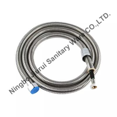 China Traditional stainless steel anti-explosion extractable shower hose with nylon thread braided inner tube for sale