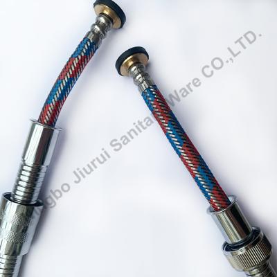 China Traditional Stainless Steel 201 Explosion Proof Flexible Shower Hose With Brass Nut And Insert for sale