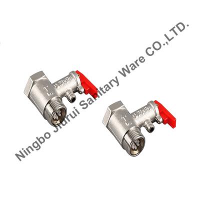 China General Factory Directly Supply Nickel Plated Brass Safety Valve For Water Heater for sale