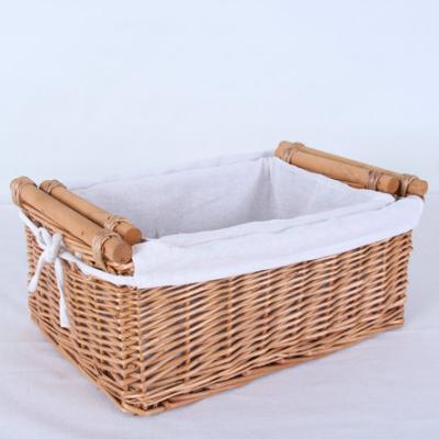 China Best Viable Selling Handmade Toy Willow Wicker Storage Basket for sale