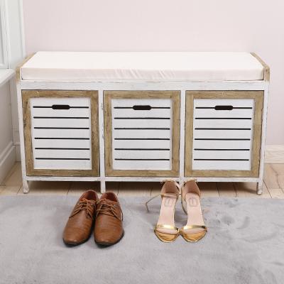 China 2019 new-fashion made in china corner wooden storage cabinet with wicker baskets doors for sale