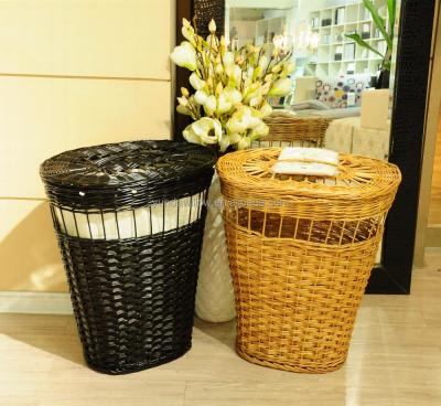 China China Custom Size Big Wicker Baskets With Lid for sale