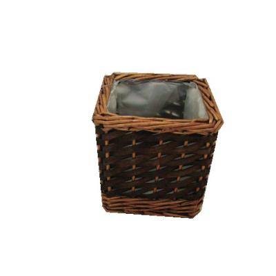 China Eco-friendly Wicker Flower Basket Pots Wholesale for sale