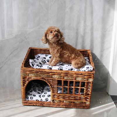 China 40 X 15 Cm Universal Basket Stocked Dog Bed For Pets for sale