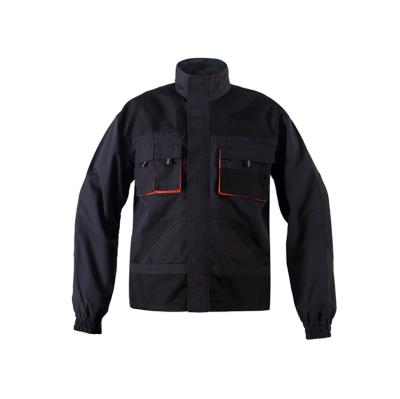 China Jacket Hot Selling Industrial Work Clothes Safety Protective Multi-pockets Unisex Canvas Workwear Jacket for sale