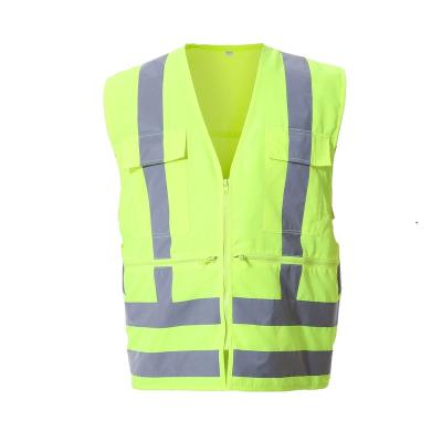 China Vest Garage Manufacturing Uniform Coal Mining Vi Construction Safety Conti Reflective Work Vest Hi For Men for sale