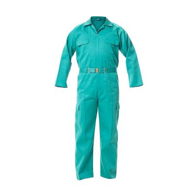 China Popular Coverall Polyester Twill Cotton 185gsm 100% Cotton Safety Material Coverall With Tool Pockets for sale