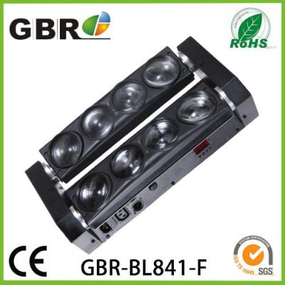 China Efectúe el vatio principal móvil llevado efecto 8pcs RGBW cuatro de la luz 120 del haz de DJ en uno en venta