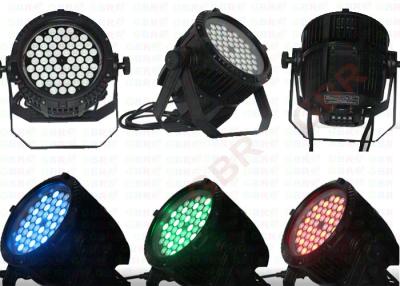 China Ip 65 aluminum shell Outdoor Led Par Cans With 6 Channel Dmx Controller for sale