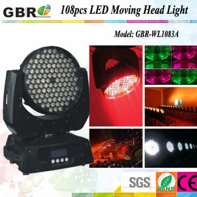 China Led Wash Moving Head RGBWA Single LEDs with dmx512 light controller  for sale