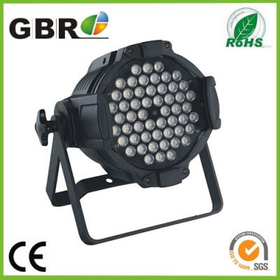 China Aluminum alloy shell LED par can Lights par 64 led 54x3W DMX512 for sale