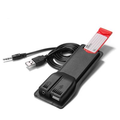 China Newest 2in1 USB Data Extension Cable Backpack USB Audio Charging Accessories External Baggage Backpack Baggage Address Tag for sale