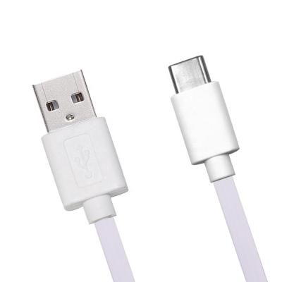 China Mobile Phone Flexible USB To Type Flat Type USB C Data Charging Cable Noodle USB Cable for sale