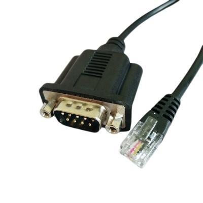 China PVC Customize Cable Commercial Insurance RS232 Serial RJ11 Cable To DB 9pin Console Cable for sale