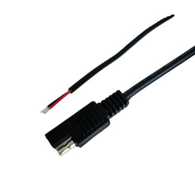 China Customize Available High Quality 2pin SAE to SAE Male and Female Plug Bullet Advance Booster Cable for sale