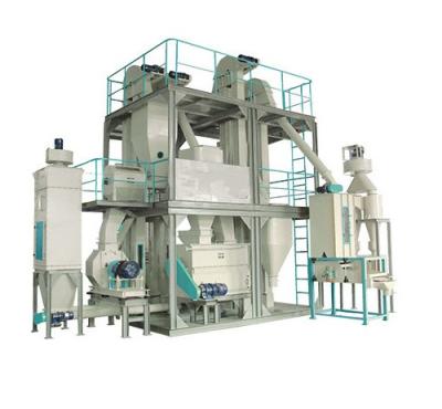 China Make ZJM 1-2T/H good quality animal feed complete poultry and livestock feed pellet line animal feed production line feed pellet making line for sale