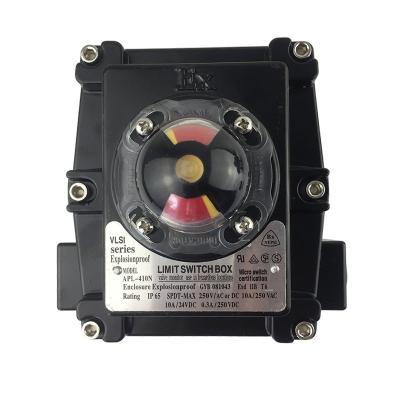 China Aluminum Alloy APL410N Black 8 Point Limit Switch Box for sale