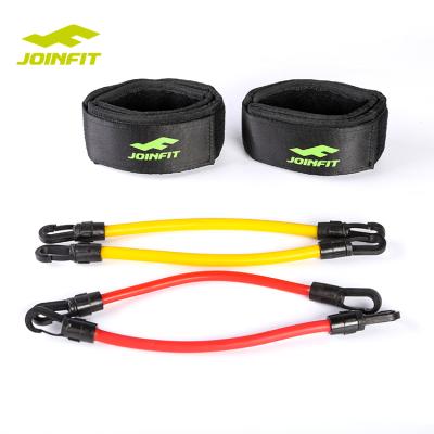 China Natural Rubber+Nylon Bands JOINFIT Speed ​​And Strength Leg Resistance Bands / Resistance Training Leg Bands for sale