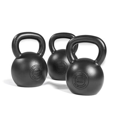 China Factory price universal gym equipmant weight loss slimming black 48kg kettlebell for sale