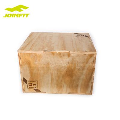 China JOINFIT Gym 3 in 1 Plyo Wooden Box, Plyometric Jump Box, Gym Equipment for sale