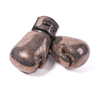 China Universal PU Leather Professional Boxing Gloves Custom Logo for sale