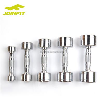 China JOINFIT Plated Dumbbell Exercise Equipments Body Building / Workout Electroplating Dumbbell for sale