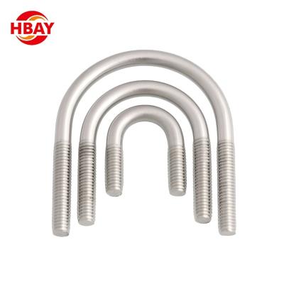 China Mechanical Wholesale Grade A2 , A4 Machine Factory Stainless Steel M3-M30 U Bolt Type U Bolts Screws for sale