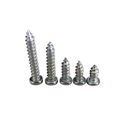 China Pan Head Round Galvanized Tapping Screws for sale