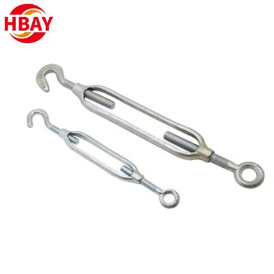 China ALLOY Galvanized Open Wire Rope Screw Basket Body Rope Tightener Telescopic Orchid Bolt M6/8/10 for sale