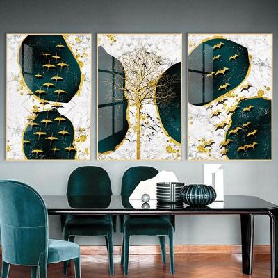 China Environmental Materials Abstract Modern Wall Print Style Wall Decor Artwork Print Unique Pictures On Acrylic Board Framed Paintings For Living Room for sale