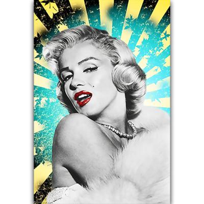 China Modern Professional Custom Wall Art Canvas Prints Pop Art Street Graffiti Marilyn Monroe Artwork Canvas Painting for sale