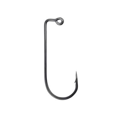 China Special high carbon steel point forged jig hooks with 90 degree round bend seawater high carbon steel fish hook for sale