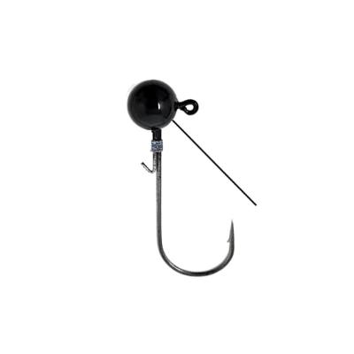 China Weedless Tungsten Ball Jig Head For Fishing for sale