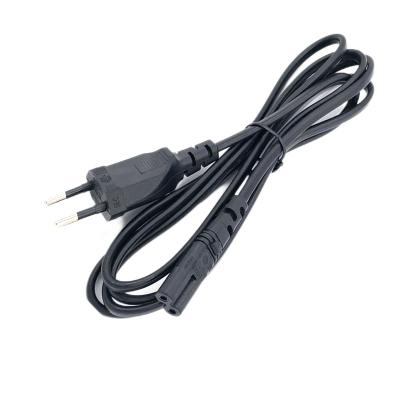 China COMPUTER 2 Pin EU Laptop AC Power Cord Cable for sale