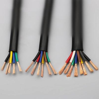 China Overhead Copper Wire 300/500V PVC Insulated PVC Sheathed Flat Twin And Ground Electrical Wire And Cables BVVB for sale