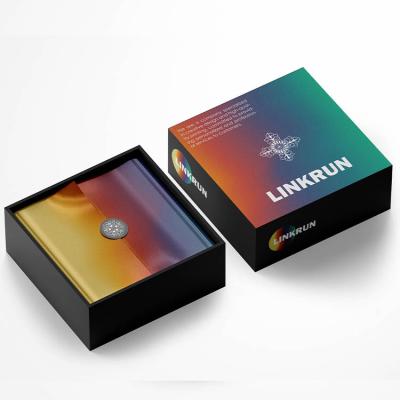 China Handmade linkrun branded design  color  custom packaging  carton cosmetics box gif box for sale