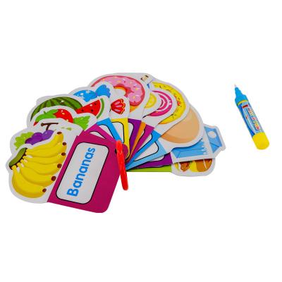 China Learning garten recyclable flash cards learning card baby memory cognitive flash card for sale