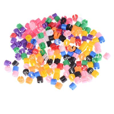 China 1000pcs/bag Plastic Viable Numbers Hanger Size Marker Garment Tags Size Marker Tags Blank Wholesale Retail for sale