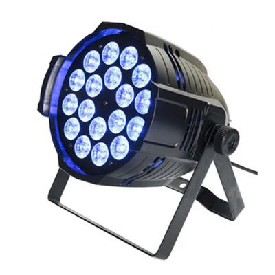 China Sports Stadiums Housing Disco 18*18W RGBWAUV 6in1 Aluminum Pier Outdoor Led Spot Light for sale