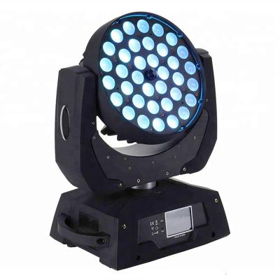 China Wash With Zoom Lights Wedding Bar 36x10W RGBW 4in1 Moving Head Stage Beam Light for sale