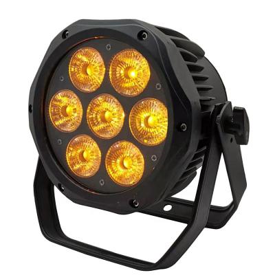 China Sports Stadiums DMX Led Stage Light 6in1 Waterproof Outdoor Spotlight Battery Wireless Par Light for sale