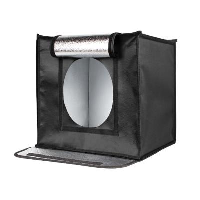 China Studio Photography Props 3200k-6500k Mini LED Lightbox Portable Foldable Portable 80cm Times Soft Box Polyester Cloth Photo Studio for sale