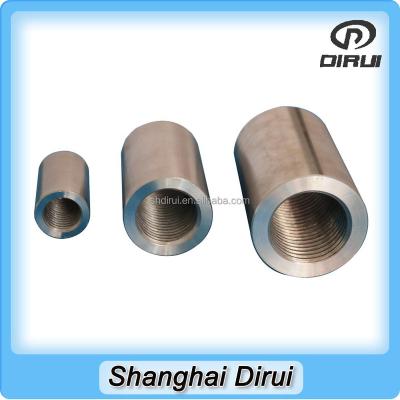 China Carbon Steel Rebar Coupler Reidbar Couplers Threaded Rebar Coupler Bar Connector Manufacturers for sale