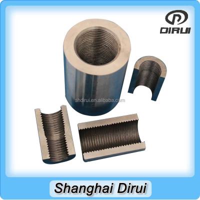 China Mechanical carbon steel rebar grate couplers for reinforcement bars rebar grate cost per pound D12-50 for sale